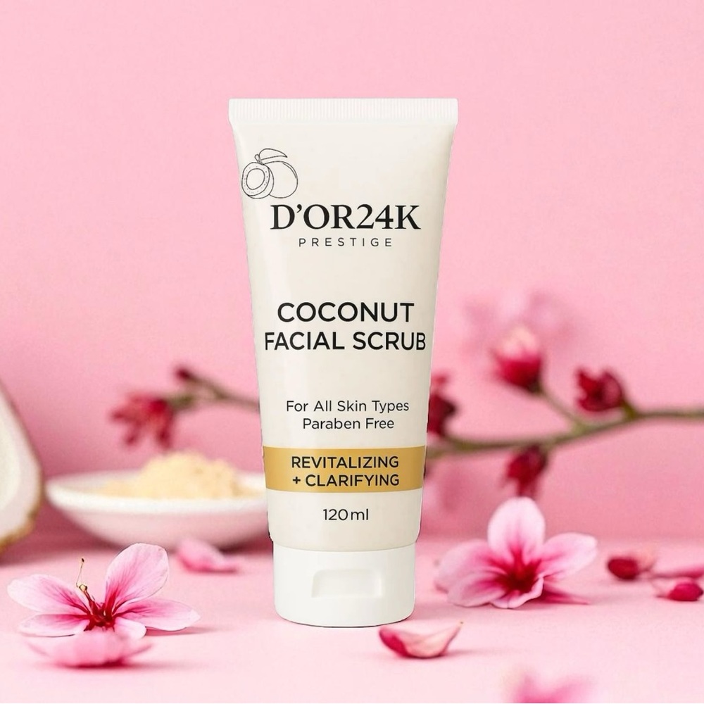 Coconut Facial Scrub D’OR24K - Picture 2 of 2